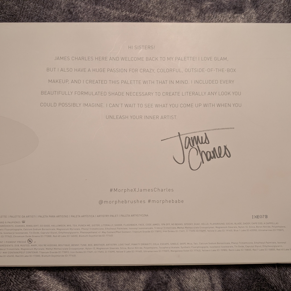 Morphe x James Charles Artistry Palette - Picture 2 of 5